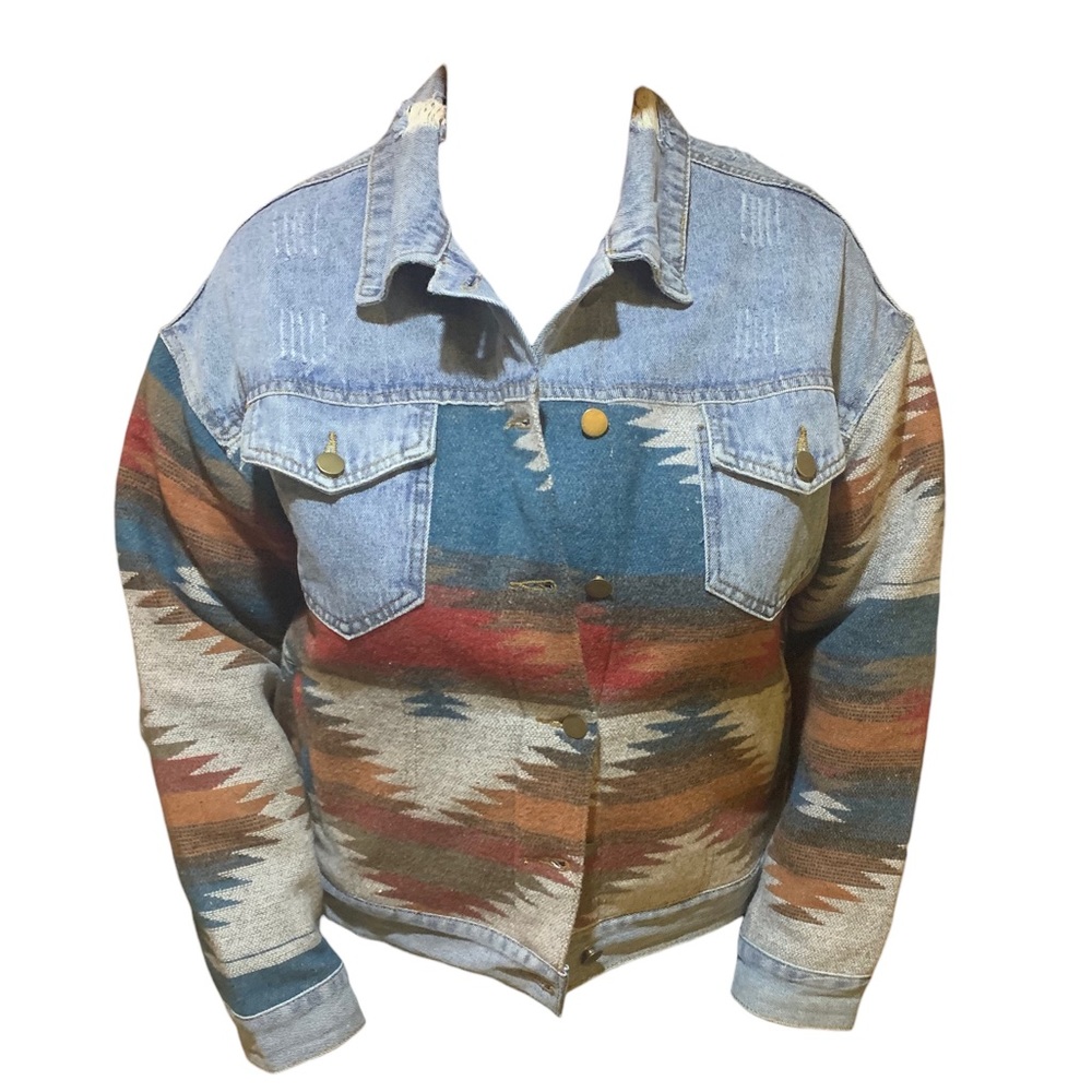 Cute Denim jacket medium polagram. - Picture 2 of 6